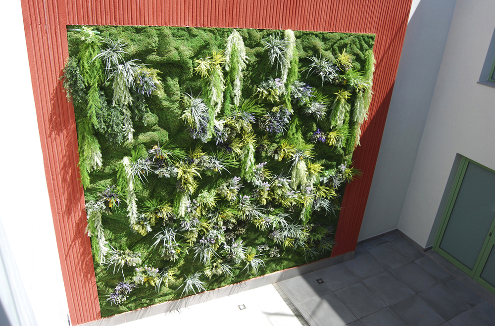 Presupuesto para diseñar un jardín vertical artificial